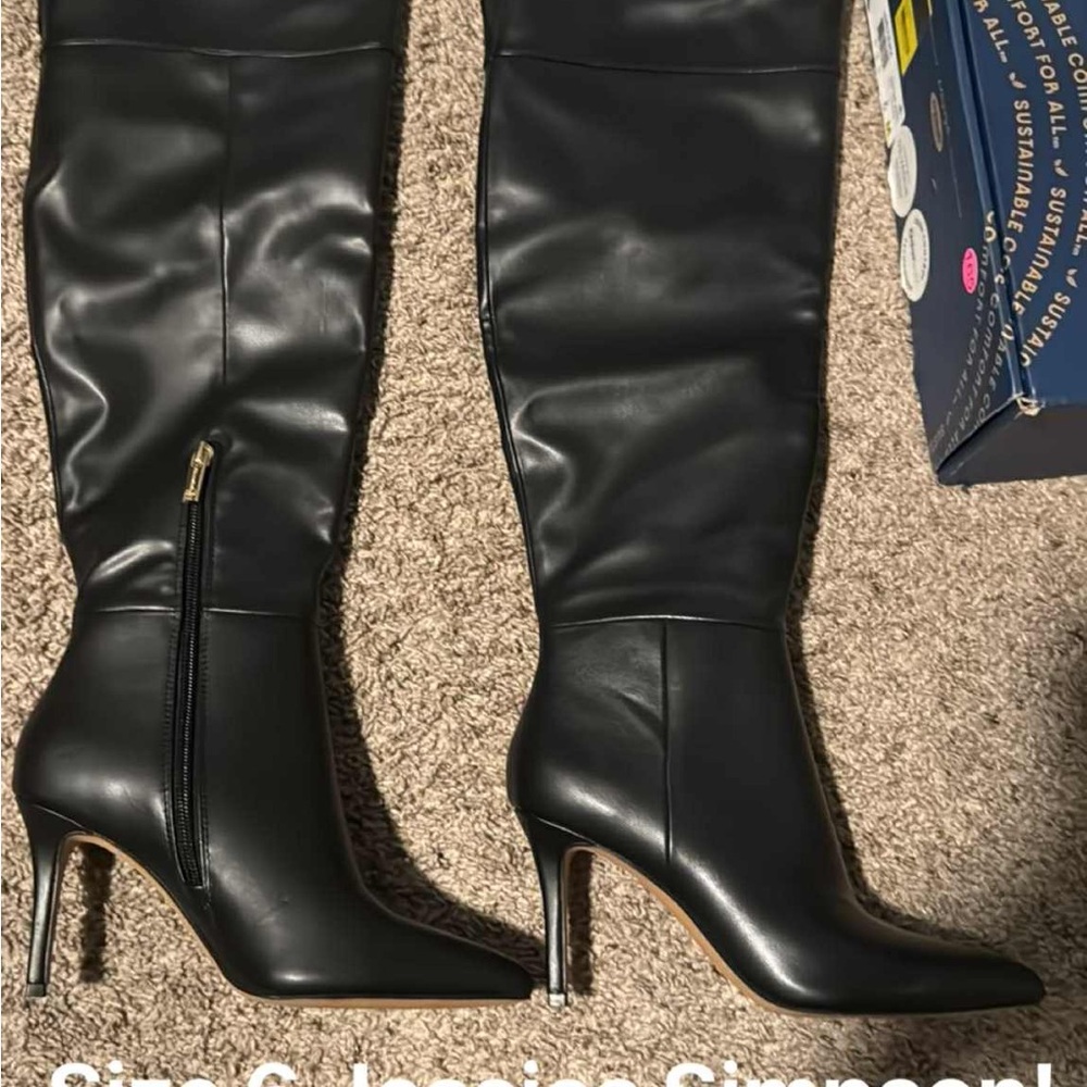 Jessica Simpson Black Heeled Boots